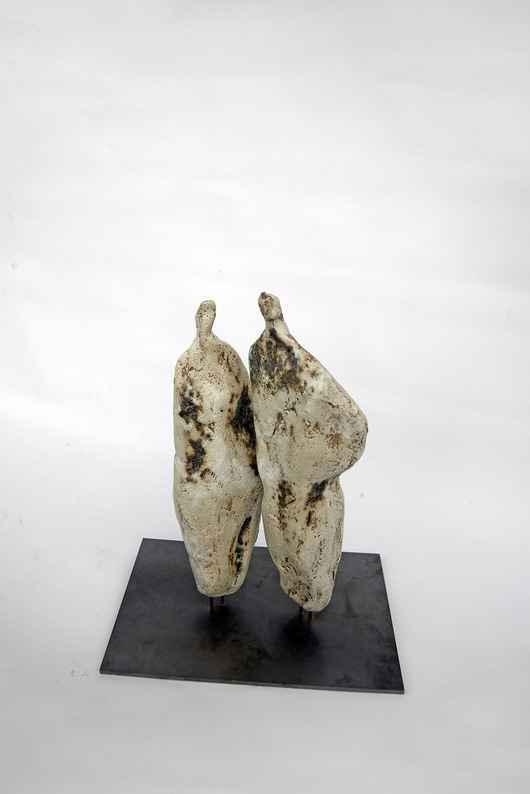 figurki i rzeźby Ręcznie wykonana rzeźba ceramiczna Dwoje