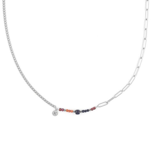 naszyjniki - inne Bestseller! Naszyjnik Dubaj 3.0 Srebrna stal szlachetna