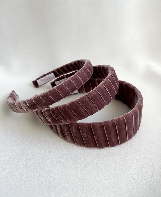 opaski do włosów Rogalikowa opaska do włosów Lauren slim