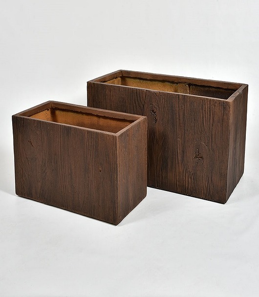 Korytko, doniczka, osłonka Wood Old I, II Home Design