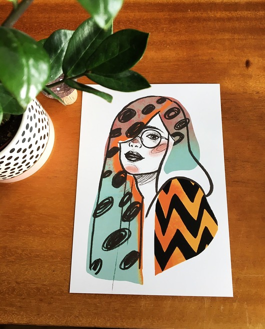 Print Okularnica Madame Bambi