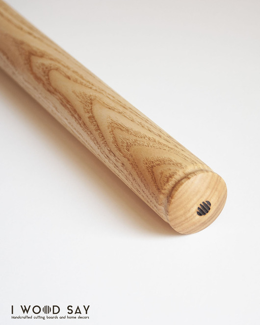 wałki do ciasta Jesionowe mattarello - 30 cm