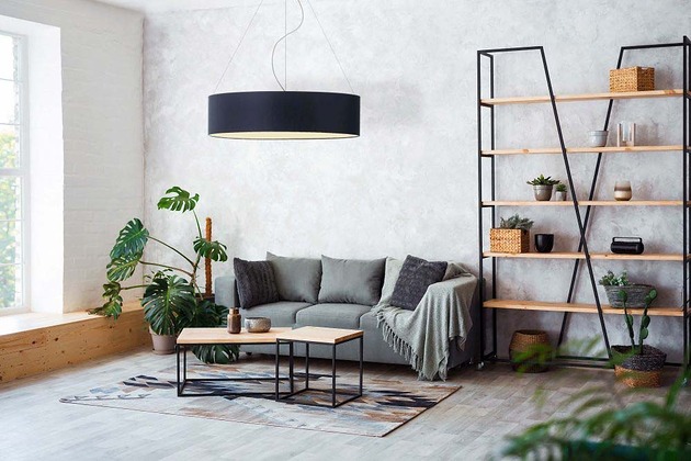 plafony Wisząca lampa do salonu PORTO fi - 100 cm