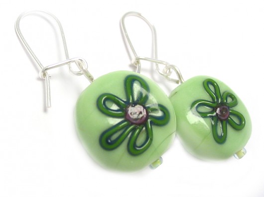 Kolczyki &#039;Lampwork 9&#039; Kati
