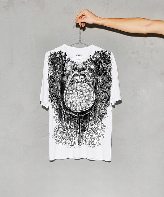 Omo portrait white Men's T-shirt SELVA
