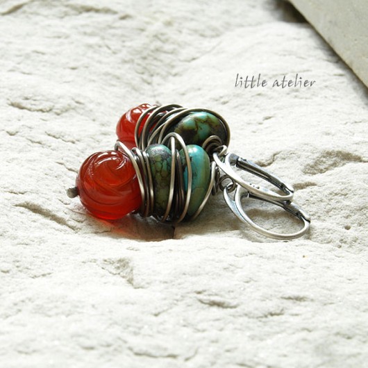 karneol i turkus little atelier