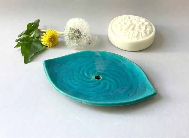 mydelniczki Mydelniczka ceramiczna  "Turkus"