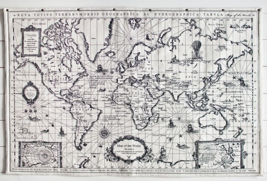naklejki ścienne do pokoju dziecka mapa świata
