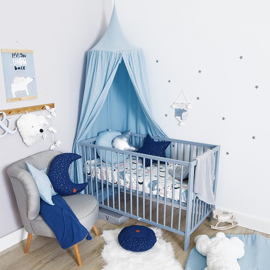 Baldachim, namiot wiszący - BLUE Fun with Mum
