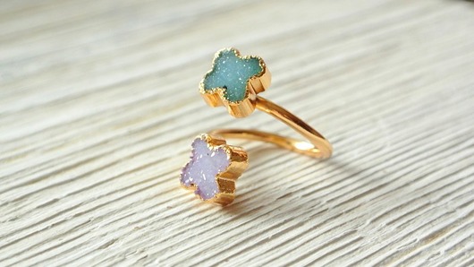 Druzy Color pierścionek Misarte
