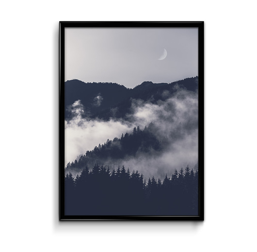 Plakat Księżyc  Bury Lis