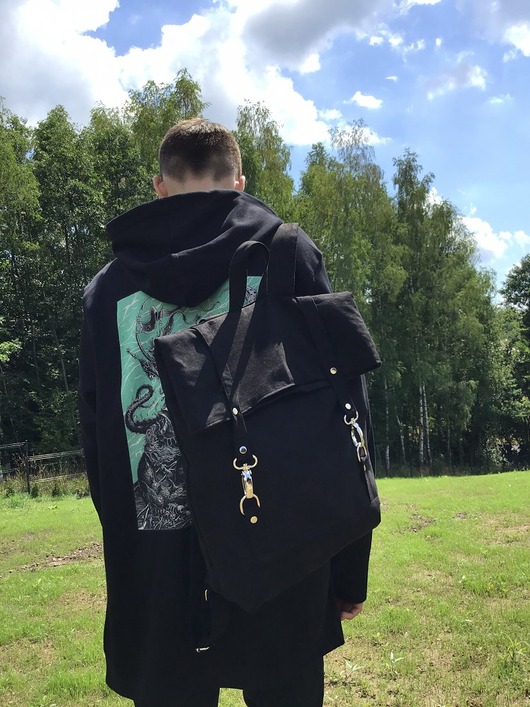 plecaki Plecak włóczykija - czarny