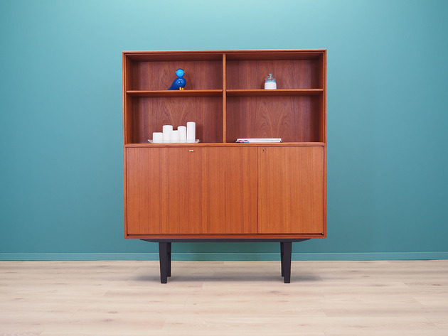 regały i półki Regał tekowy, skandynawski design, lata 60, Bertil Fridhagen, Bodafors