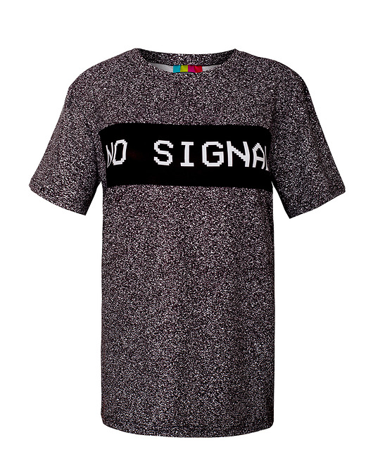 EVC DSGN / No signal TSHRT_black EVC DSGN
