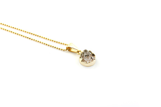 Colare Druza Agatu Natural złoto Brazi Druse Jewelry