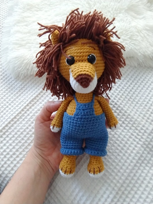 misie i maskotki Lew Leo, lwiątko, lewek