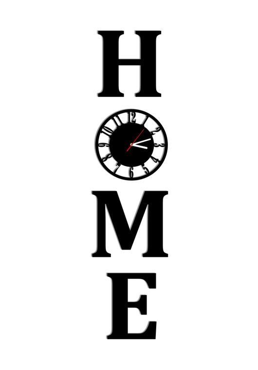 zegar ścienny Vintage Loft cichy duży 3D HOME DOKEL studio