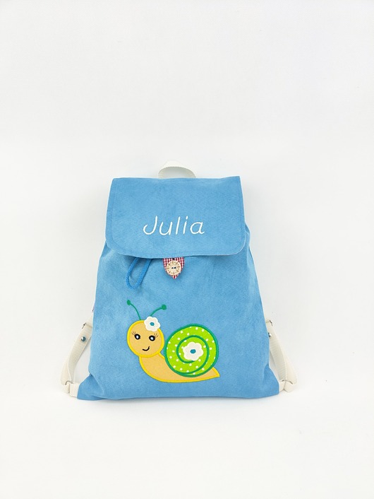 torebki, worki i plecaki dziecięce Plecak ze ślimaczkiem, imienny prezent dla dziecka