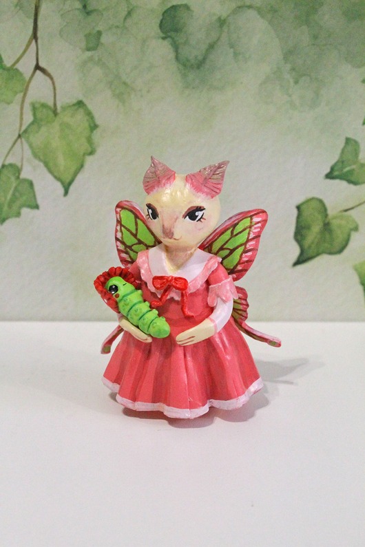 figurki i rzeźby Mama Motyl z Maleństwem