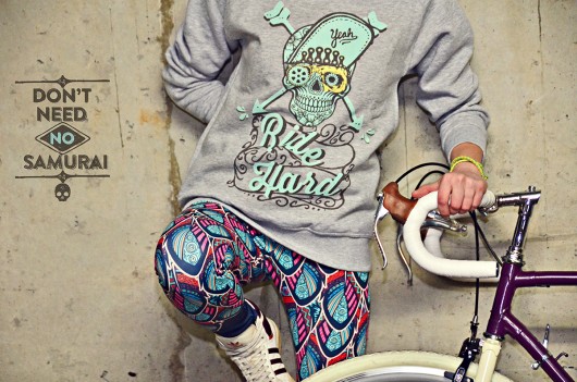 Ride Hard Sweatshirt DONT NEED NO SAMURAI