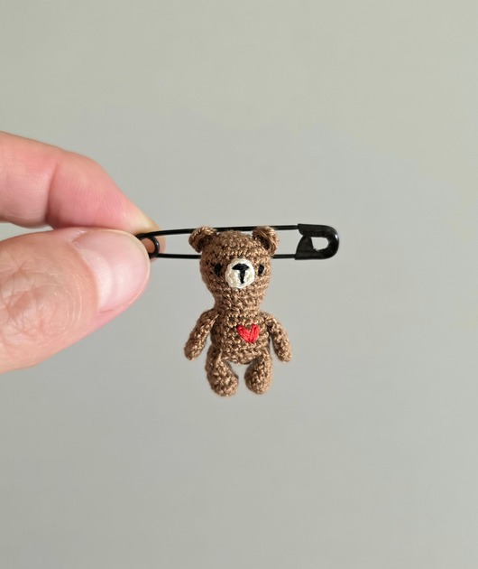broszki Miś miniaturka przypinka, broszka