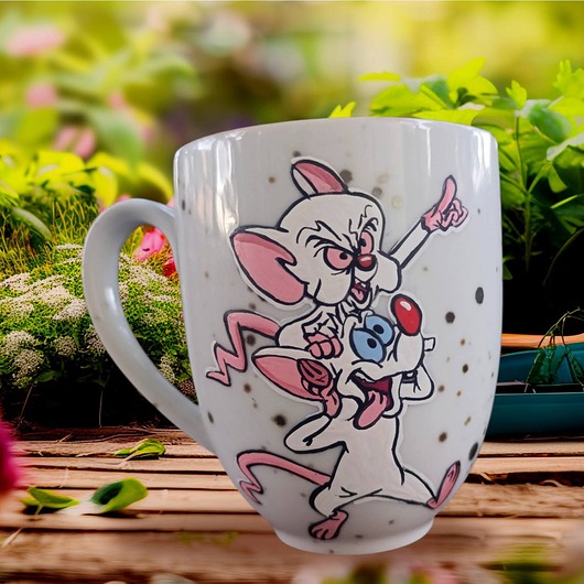 kubki Pinky i mózg kubek