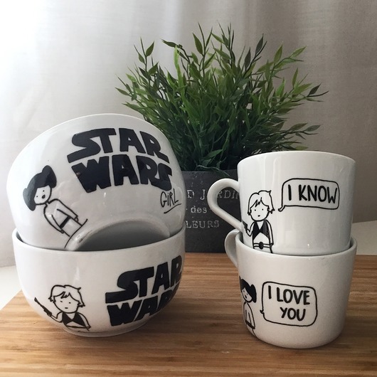 miski i misy Zestaw misek i kubków STAR WARS