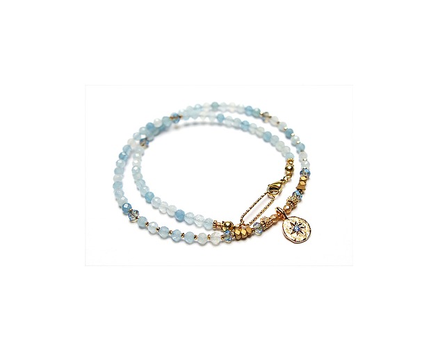 chokery Akwamaryn choker vol. 12 /naszyjnik/ 24.11.24 - Szlachetna kolekcja