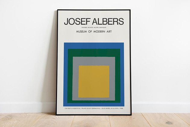 plakaty Josef Albers  - Exhibition Poster
