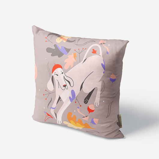 poduszki z grafiką Poduszka dekoracyjna - Porcelaine