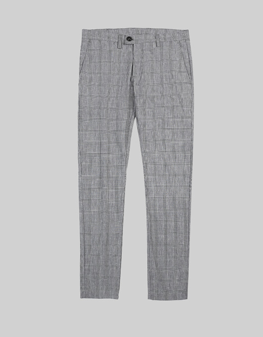spodnie męskie spodnie alife szary slim fit