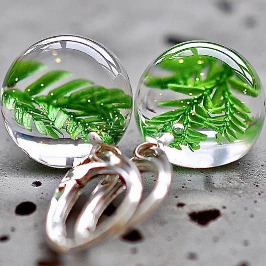 Kolczyki srebrne las Grol Jewellery