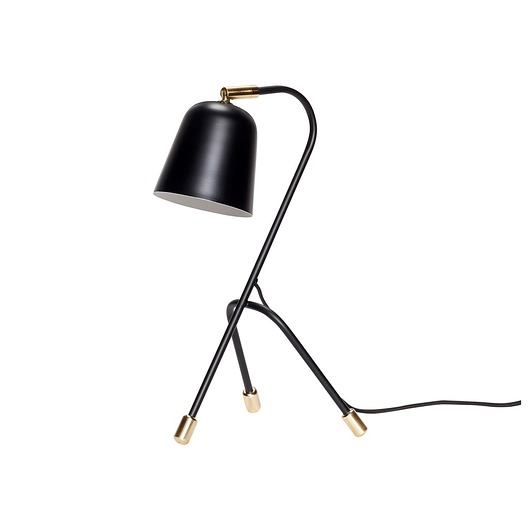 Lampa stołowa Dalia czarna metal 41cm Home Design