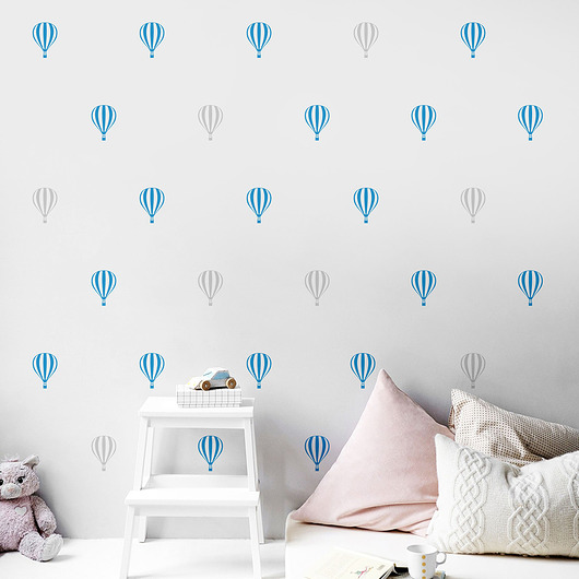 Naklejki Balony Zestaw 30 sztuk 7 cm trochę na ścianę