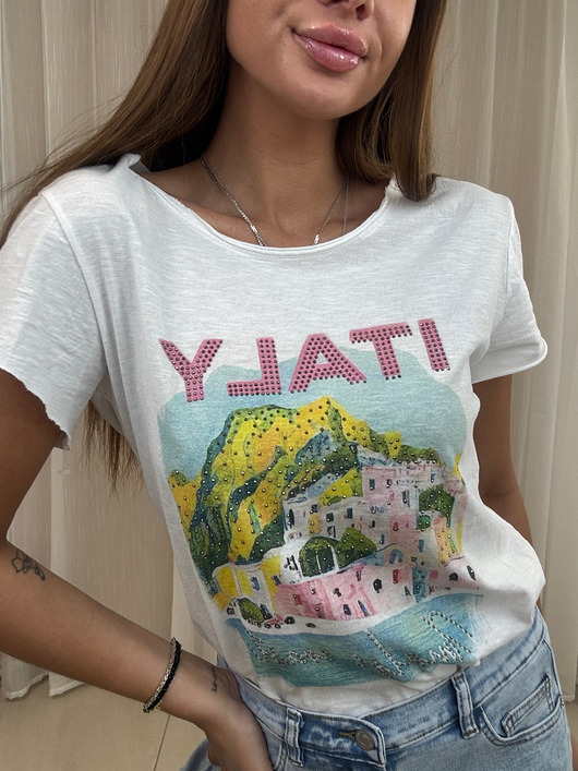 t-shirt damskie T-shirt Italy
