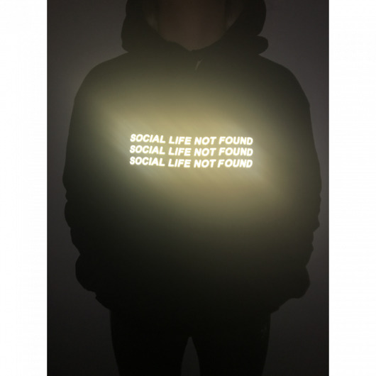 bluzy męskie Bluza Reflective 3M Social Life