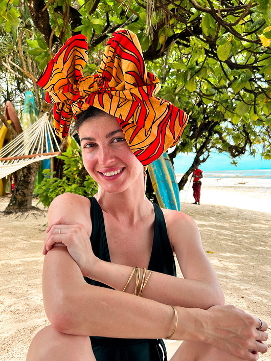 czapki damskie Chusta na turban Kirinyaga