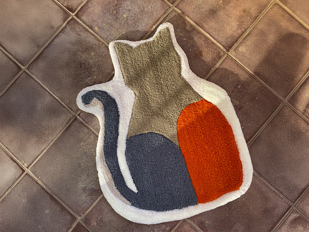 dywany Ręcznie robiony dywan "Kot"