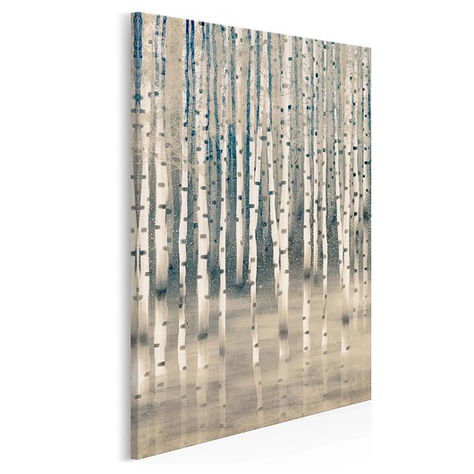 94703 Obraz na płótnie BRZOZA BEŻOWY 80x120 cm VAKUdsgn