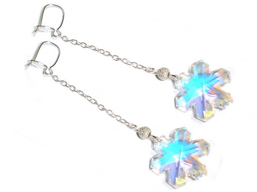Snowflakes - kryształ Swarovski Zapakowane :) Theopanu