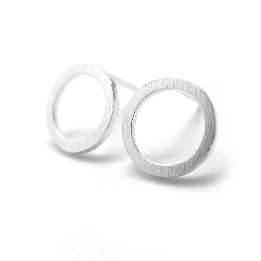 kolczyki srebrne Srebrne kolczyki kółka