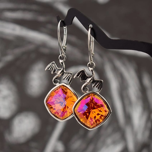 kolczyki swarovski Kolczyki Darhiryu - Kryształy Swarovski