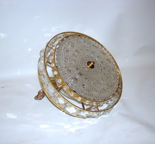 lampy wiszące Kryształowa lampa wisząca Proj. Carl Fagerlund, Szwecja, lata 60
