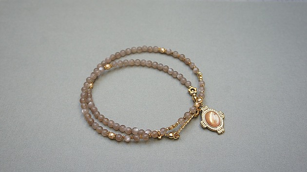 chokery Kamień słoneczny /choker/ vol. 10 - Szlachetna kolekcja