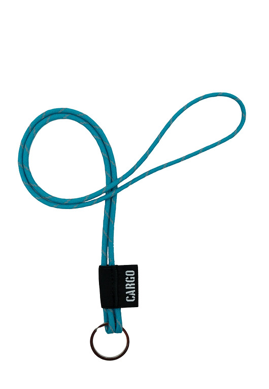 breloki Smycz Paracord NEON TURQUOISE z kółkiem