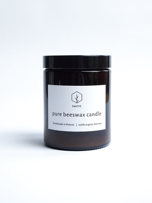 Świeca miodowa w słoju 180ml Swoye