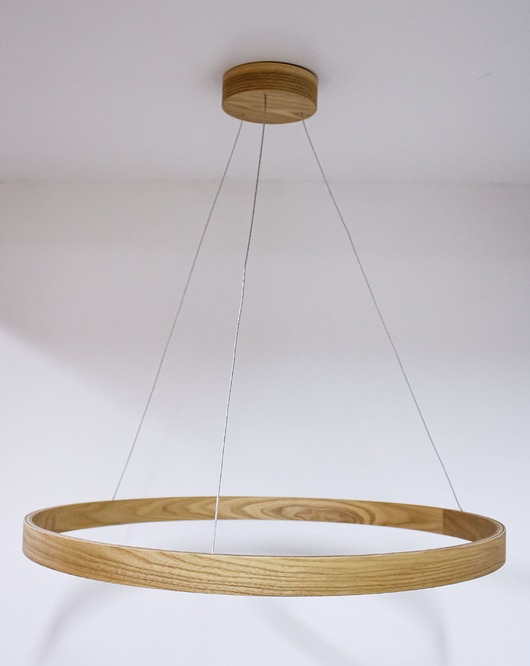 lampy wiszące Lampa wisząca, drewniana LUMIRA - 1 światło