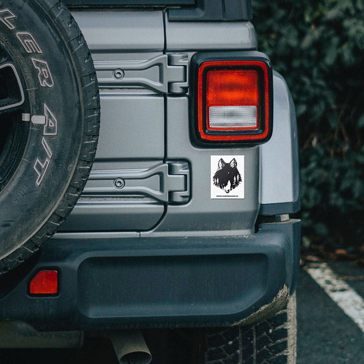 magnesy Magnes podróżniczy na auto/lodówkę - Wilk