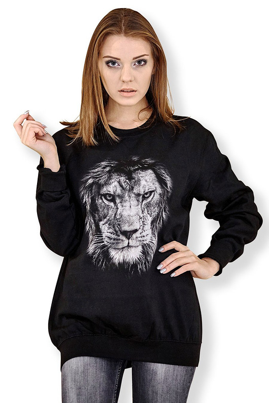 bluza z kapturem damska Bluza marki UNDERWORLD unisex Lion