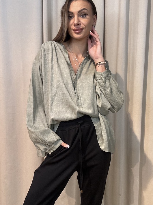 koszule damskie Bawełniano-lniana koszula Cachi